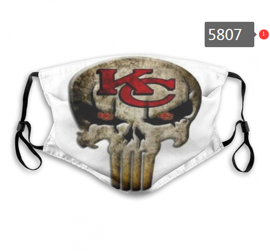 2020 NFL Kansas City Chiefs #6 Dust mask with filter